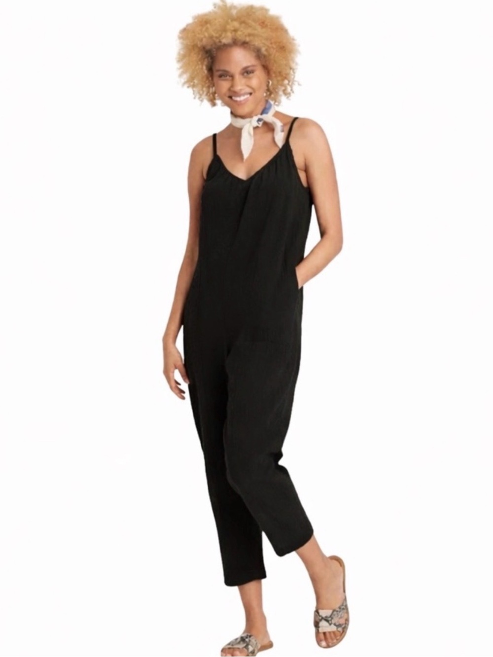 Universal Thread Gauzy Cotton Jumpsuit